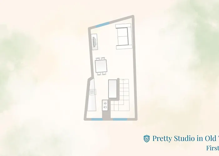 Daire Pretty In Old Town By Rent *